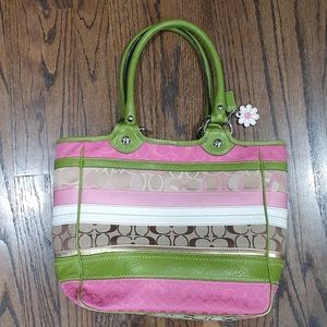 Coach Spring Patchwork Bleeker Tote floral